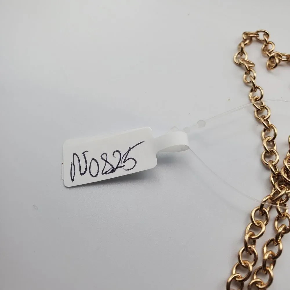 Midas lace gold tone chain‎ meditate necklace N0825